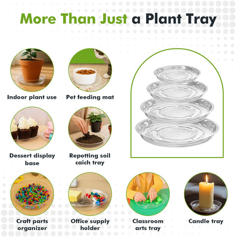 Planterhoma plato decorado con guijarros mostrando opción estética y protección
