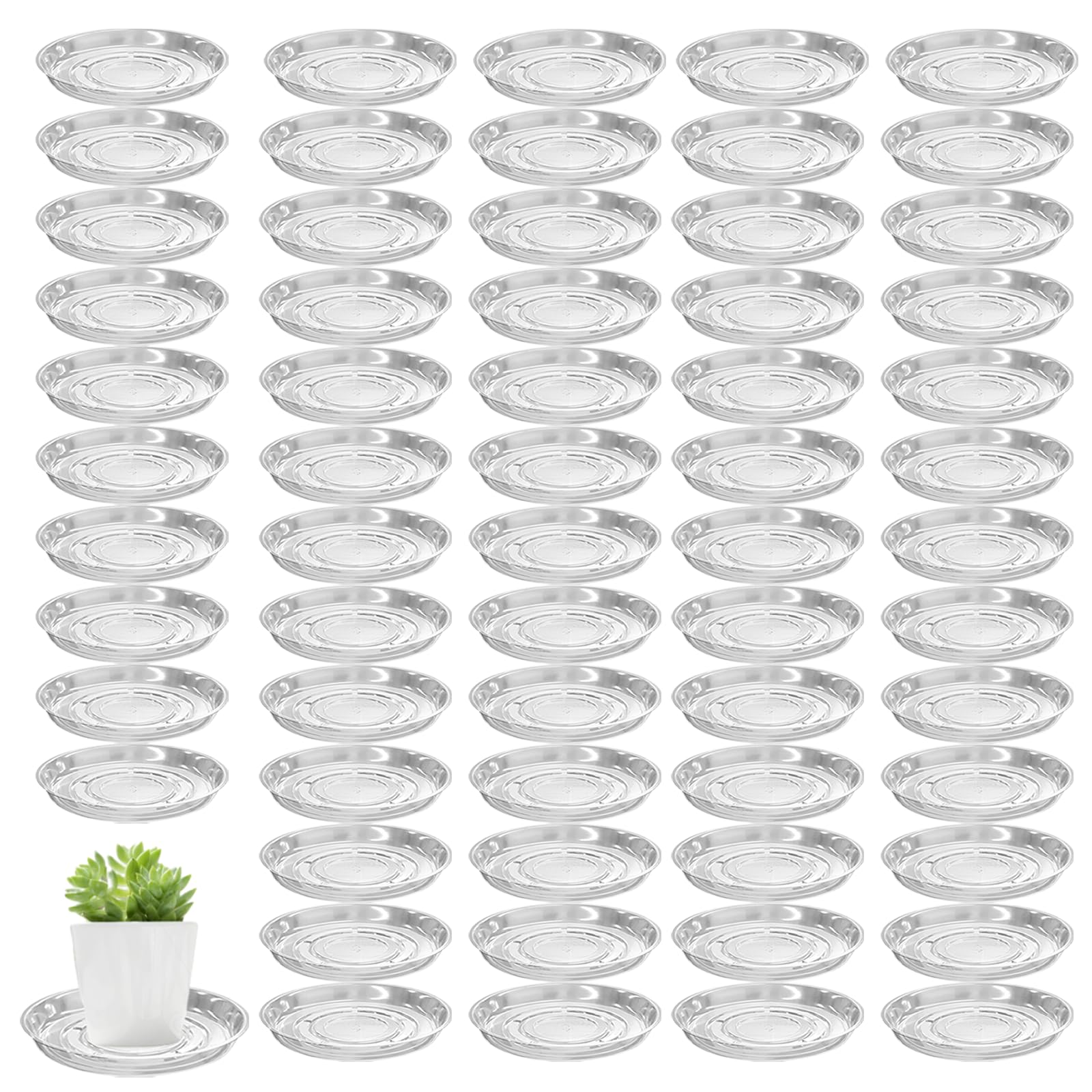Planterhoma plato frontal 8 pulgadas para proteger superficies y recoger agua