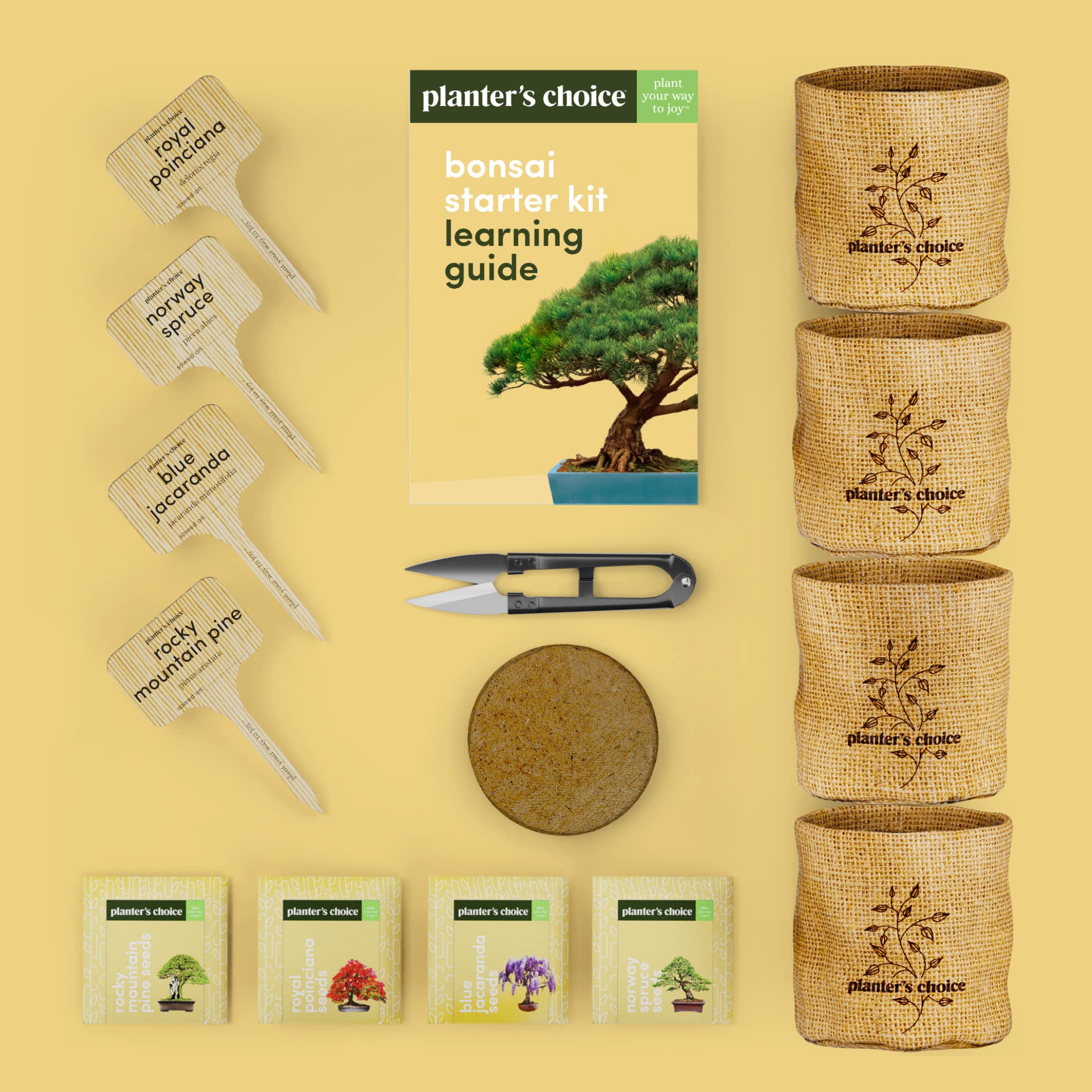 Planters' Choice disco de sustrato expansible nutritivo para una germinación efectiva