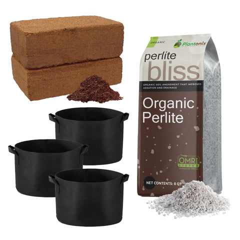 plantonix empaquetado frontal del kit para germinar, solución completa