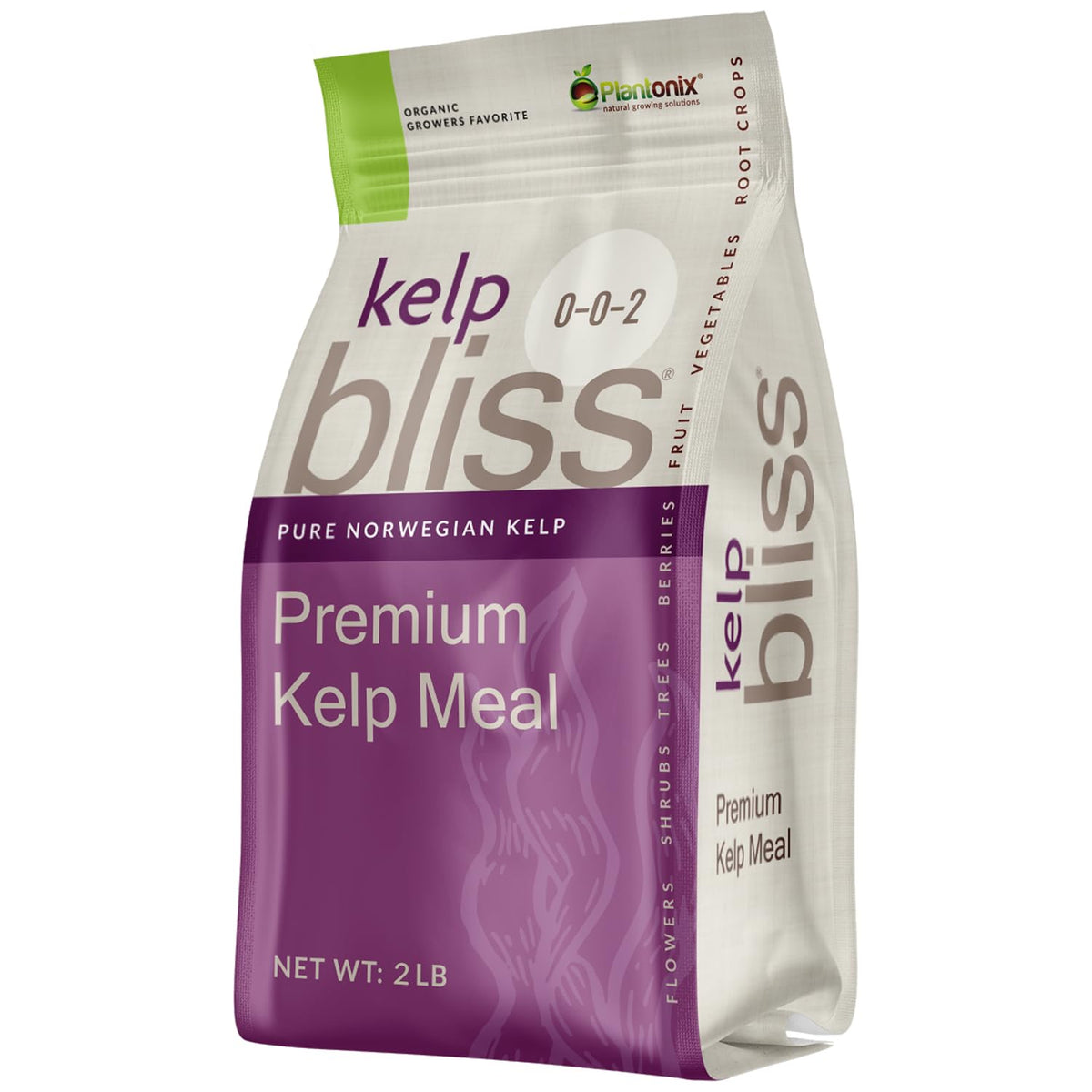 plantonix empaque frontal de Kelp Bliss mostrando la presentación y beneficios