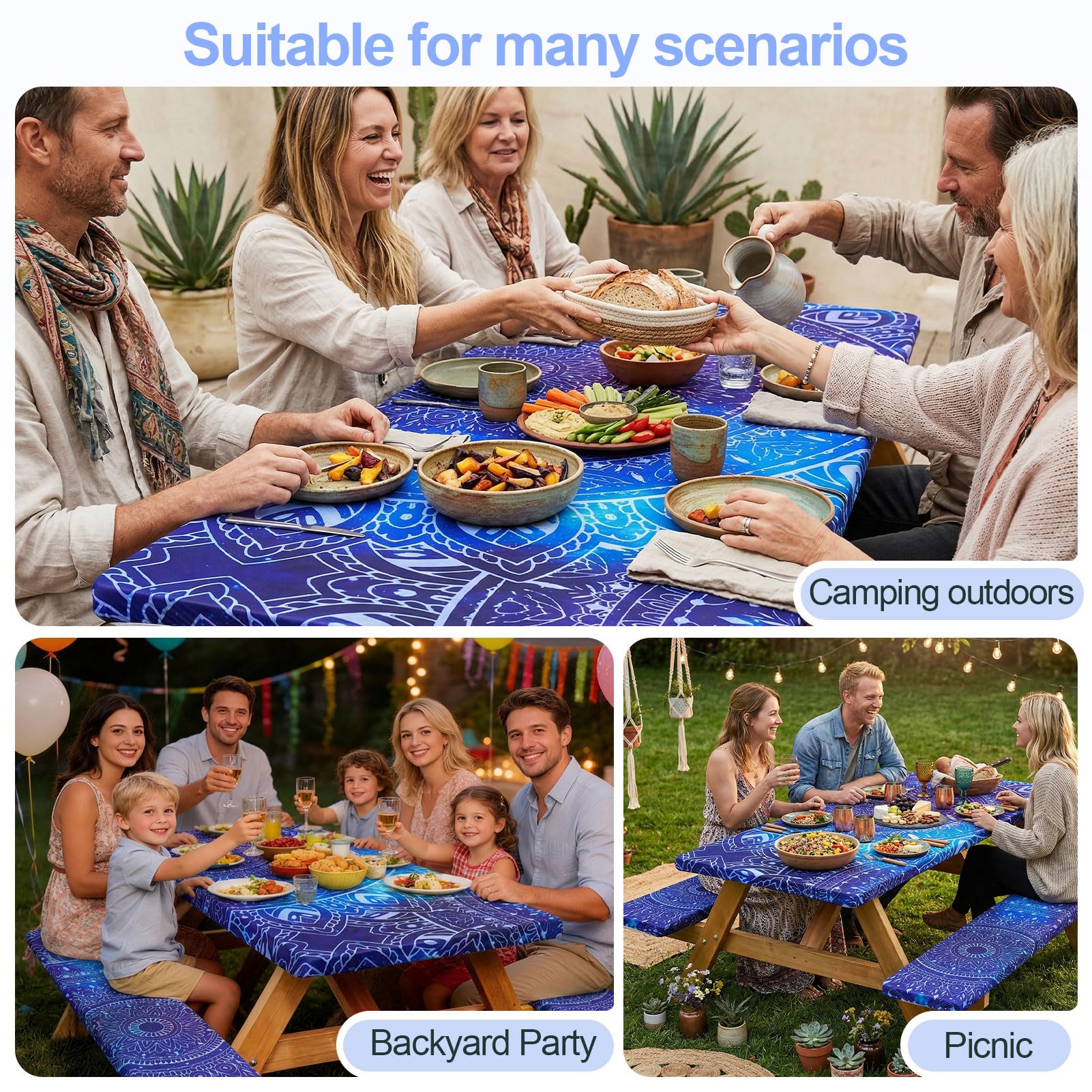 Play Tailor estampado vibrante en exterior aportando estilo y durabilidad
