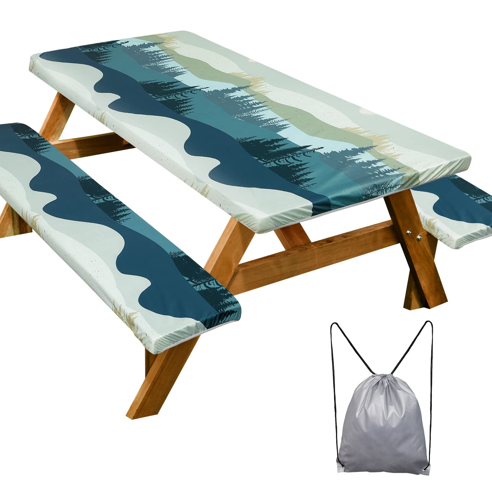 Play Tailor vista frontal de la funda de mesa con protección impermeable
