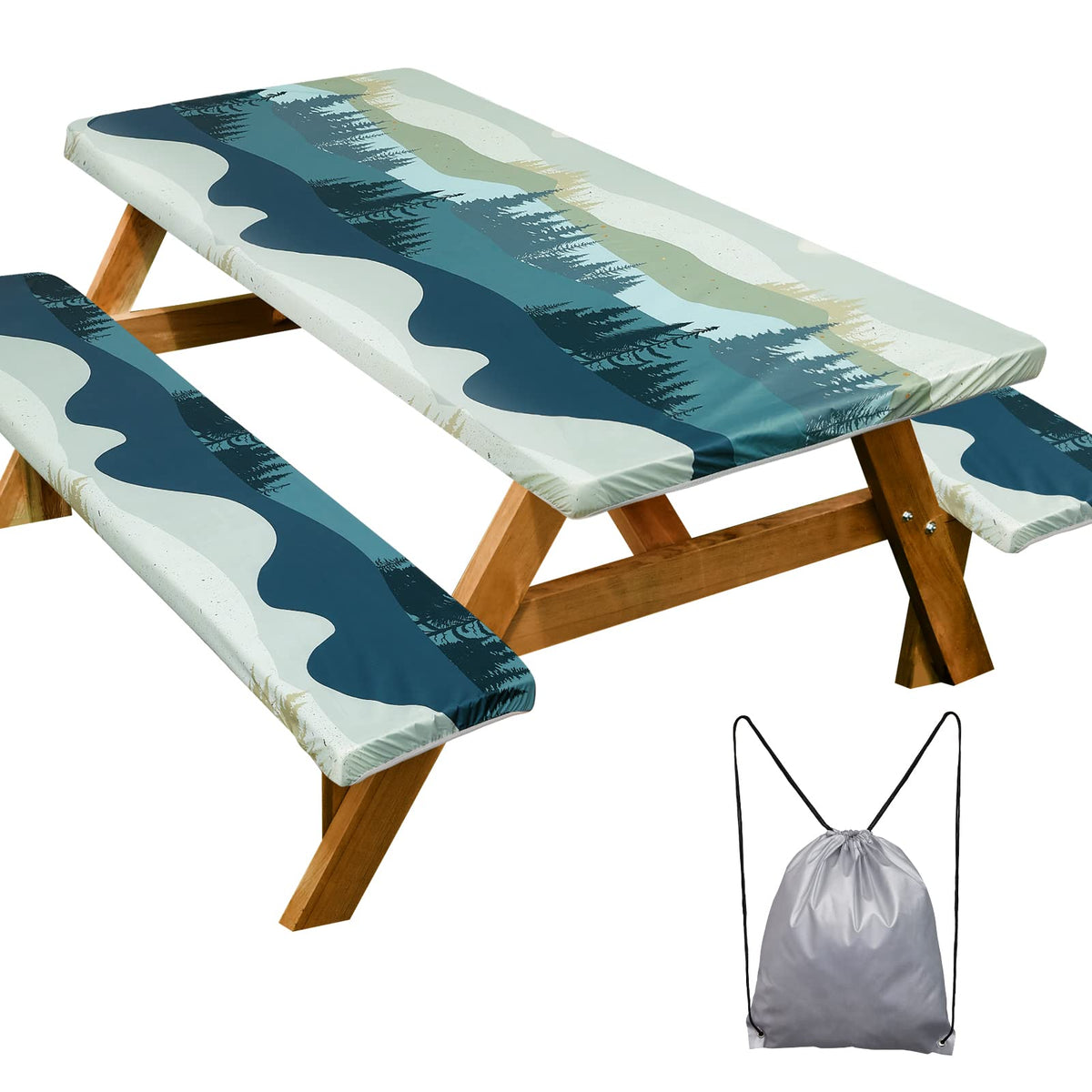 Play Tailor vista frontal de la funda de mesa con protección impermeable