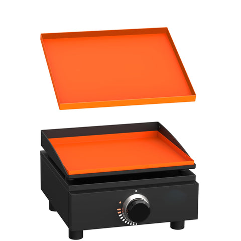 PLOSIF vista frontal de la funda 17 pulgadas protegiendo la plancha