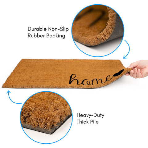 PLUS Haven respaldo antideslizante que fija el felpudo y evita deslizamientos