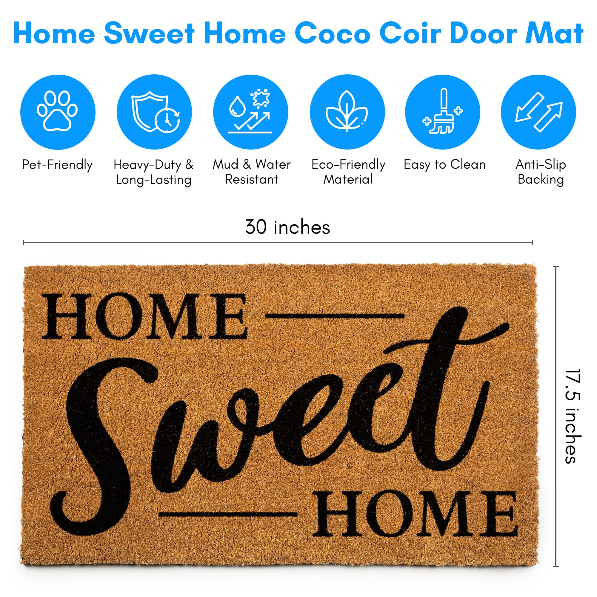 PLUS Haven detalle de fibra de coco para raspado eficaz