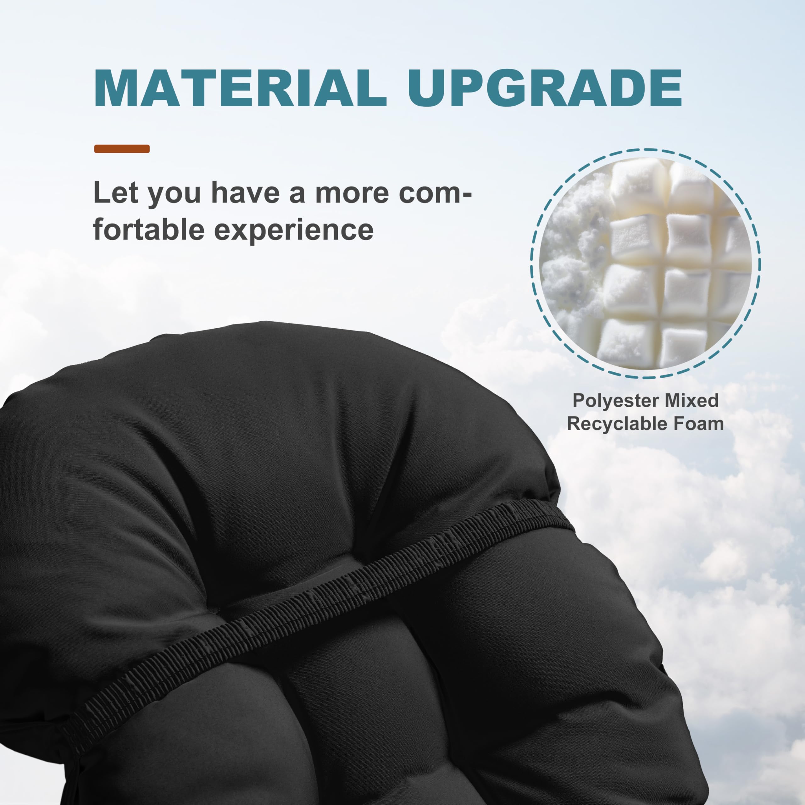 PNP HWJIAJU costuras circulares detalla relleno estable sin bultos, soporte uniforme