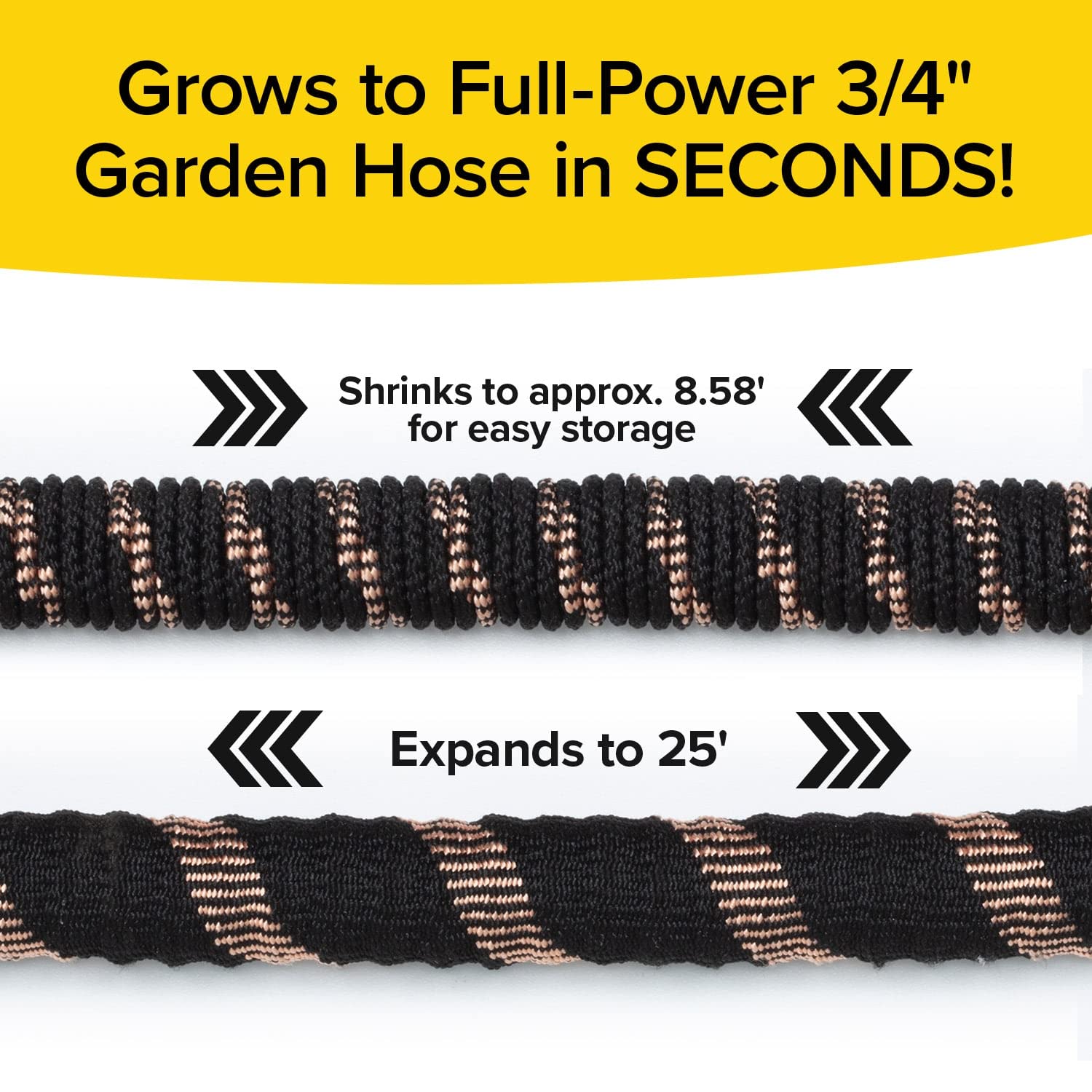 Pocket Hose detalle de la textura exterior que protege el tubo y evita nudos