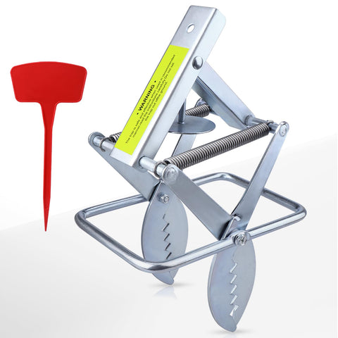 POlAFLEX frontal de la trampa mostrando su diseño resistente y fácil armado