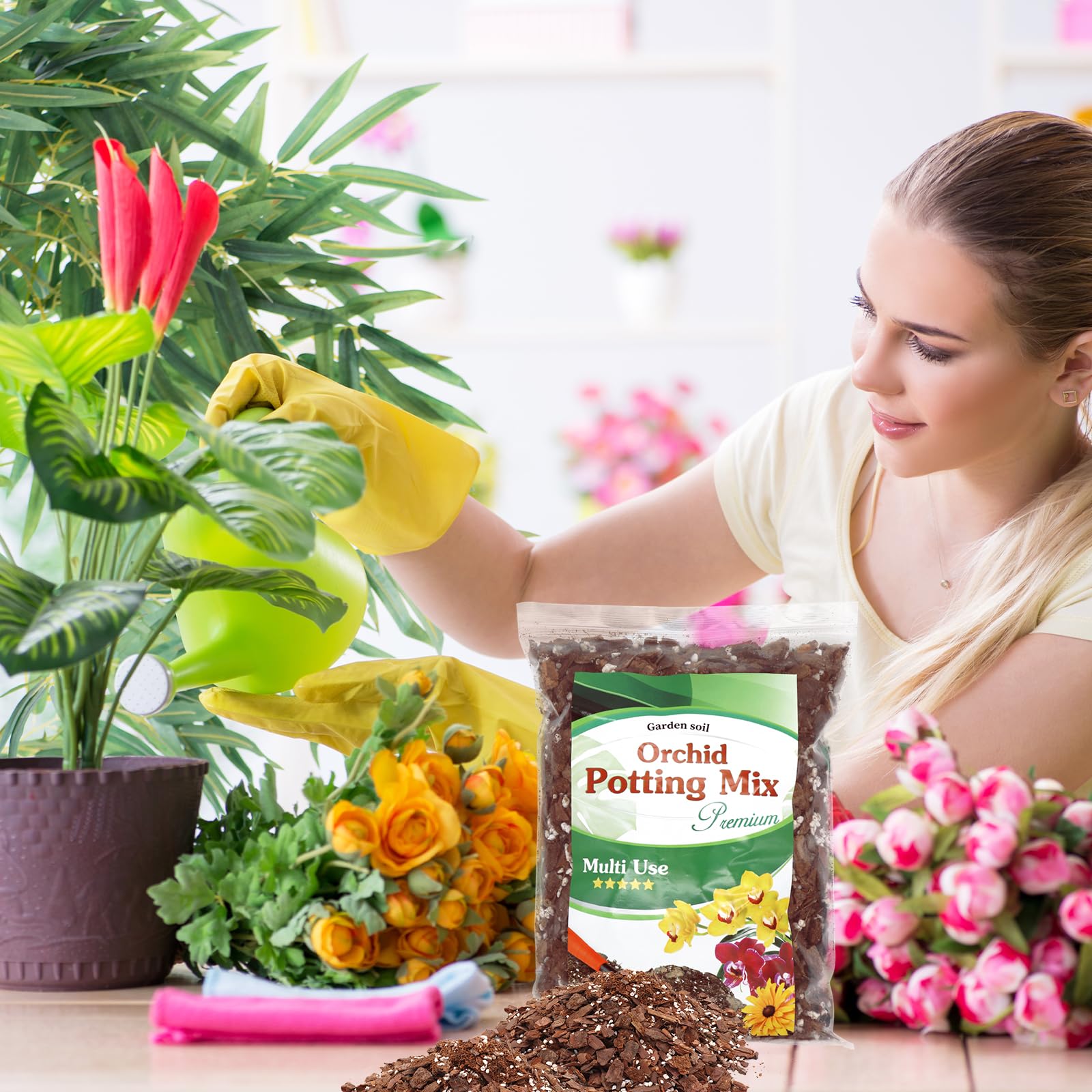 POLIUMB bolsa resellable abierta mostrando contenido suelto, conserva frescura