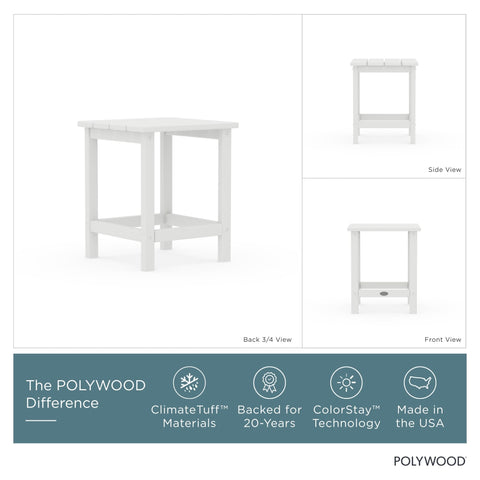 POLYWOOD primer plano de listones que resalta la textura resistente