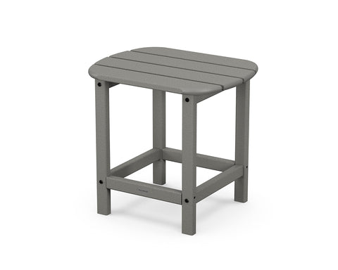 Polywood mesa frontal gris pizarra mostrando diseño resistente y elegante