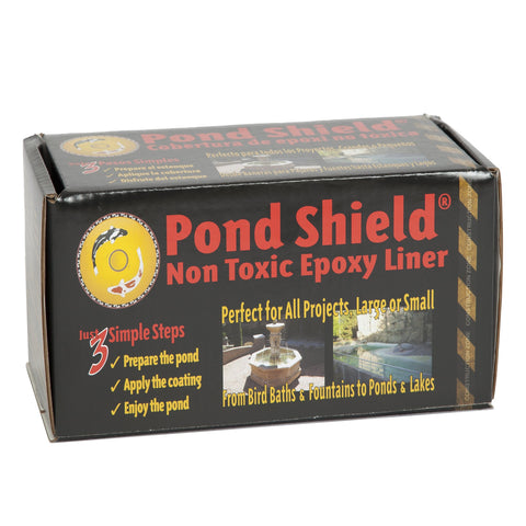 Pond Armor envase frontal mostrando producto y tamaño, acabado duradero