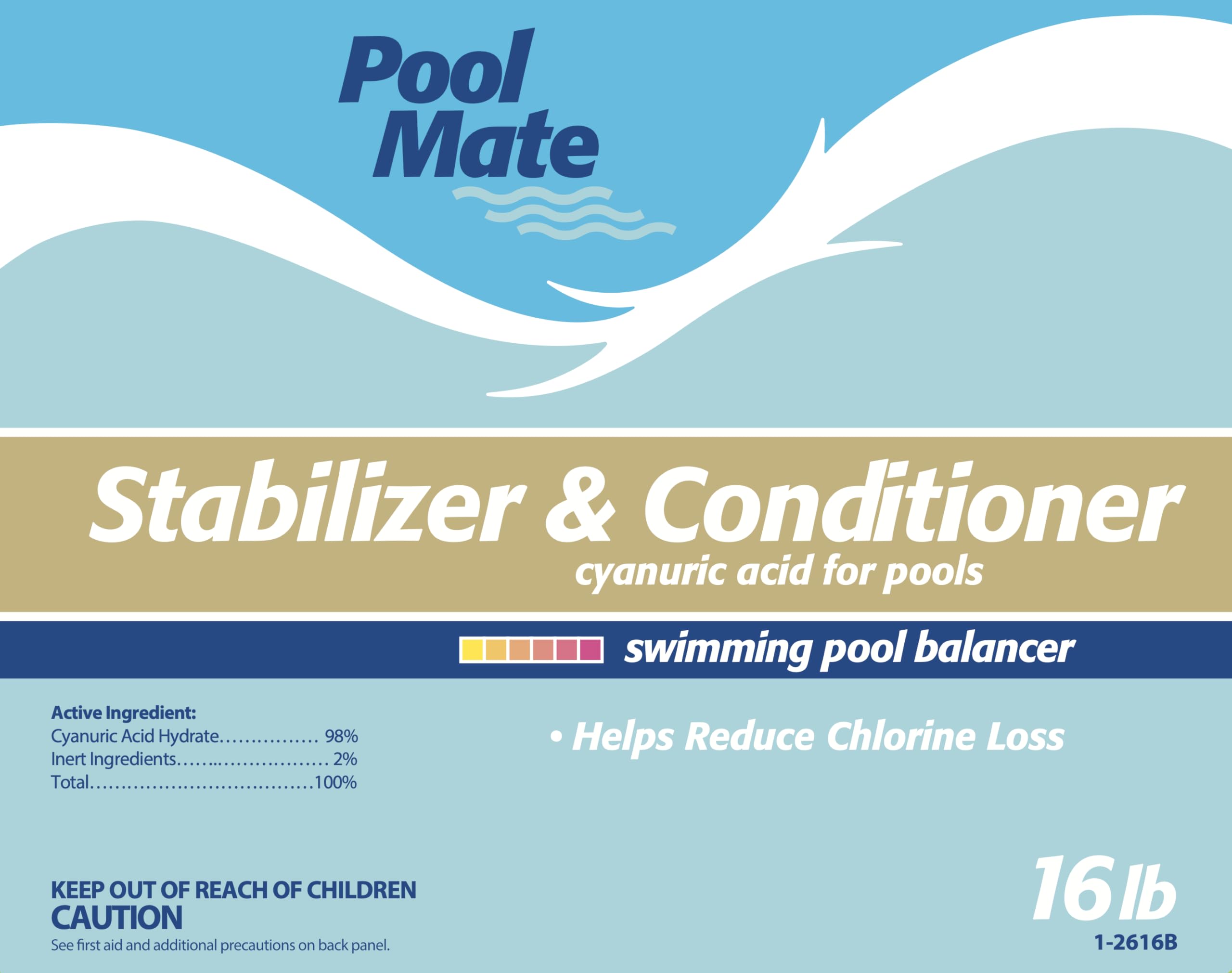 Pool Mate en uso vertido al skimmer para una disolución segura y uniforme