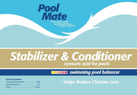 Pool Mate aplicado en skimmer con bomba en marcha para disolución segura