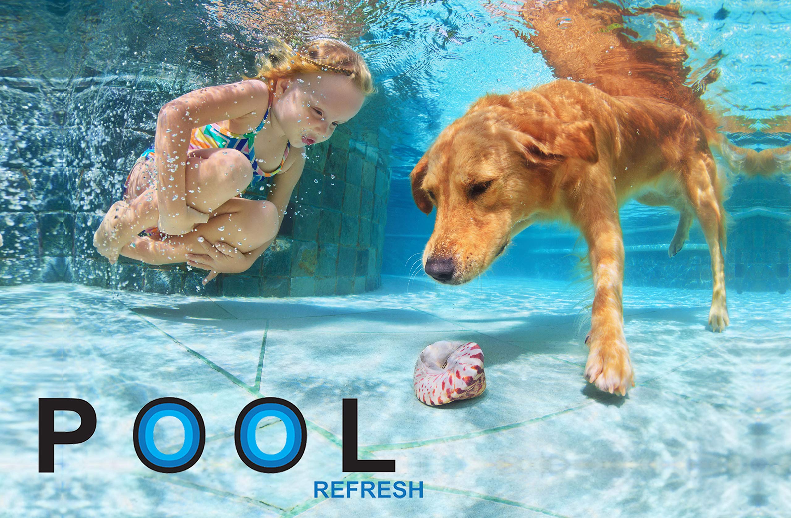 Pool Refresh cabello y piel tras nadar mostrando suavidad y menos tirantez