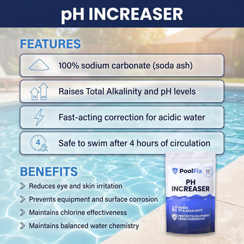 PoolFix aplicando producto disuelto con circulación activa