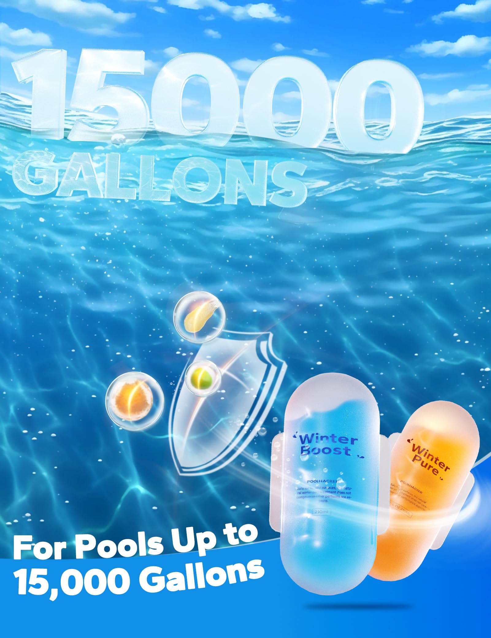 POOLHACKER escena familiar junto a piscina mostrando seguridad y confort