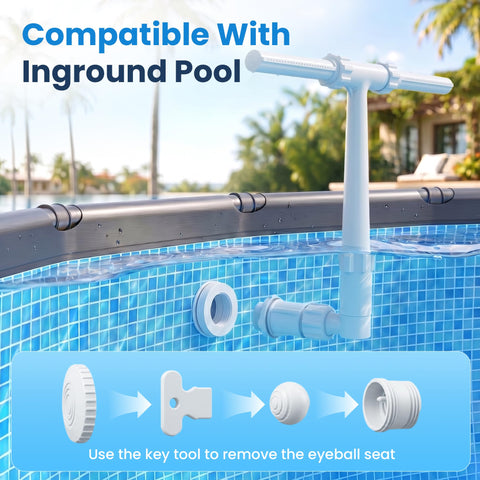 POOLJOYO fuente en entorno de jardín creando ambiente relajante