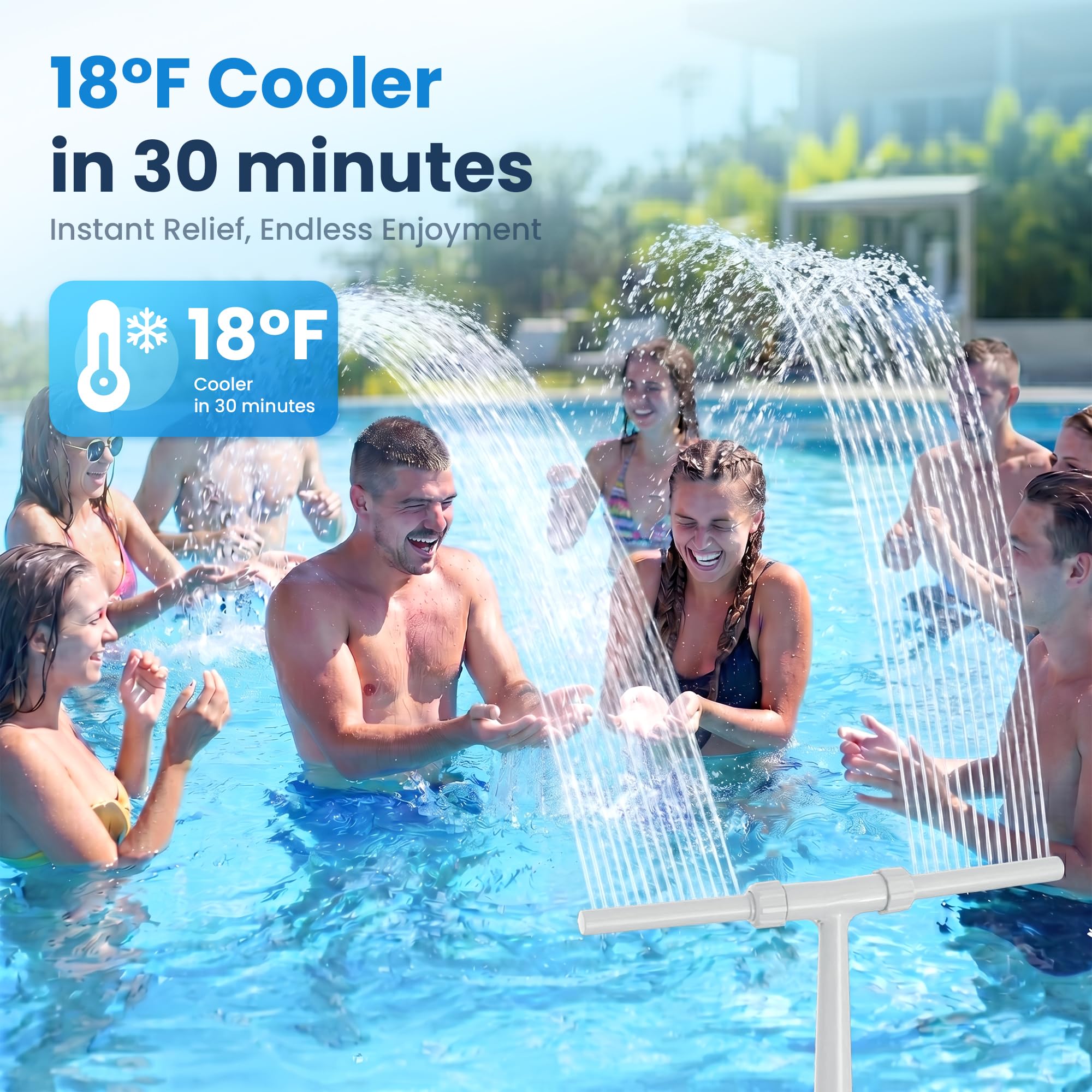 POOLJOYO material plástico resistente con acabado y durabilidad visible