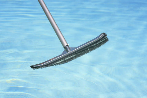 Poolmaster comparación de tamaño con poste telescópico para visual escala