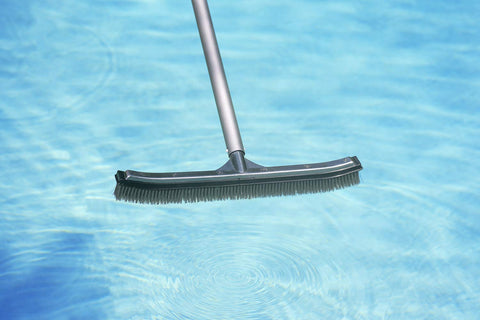 Poolmaster embalaje y etiqueta que muestran compatibilidad y especificaciones