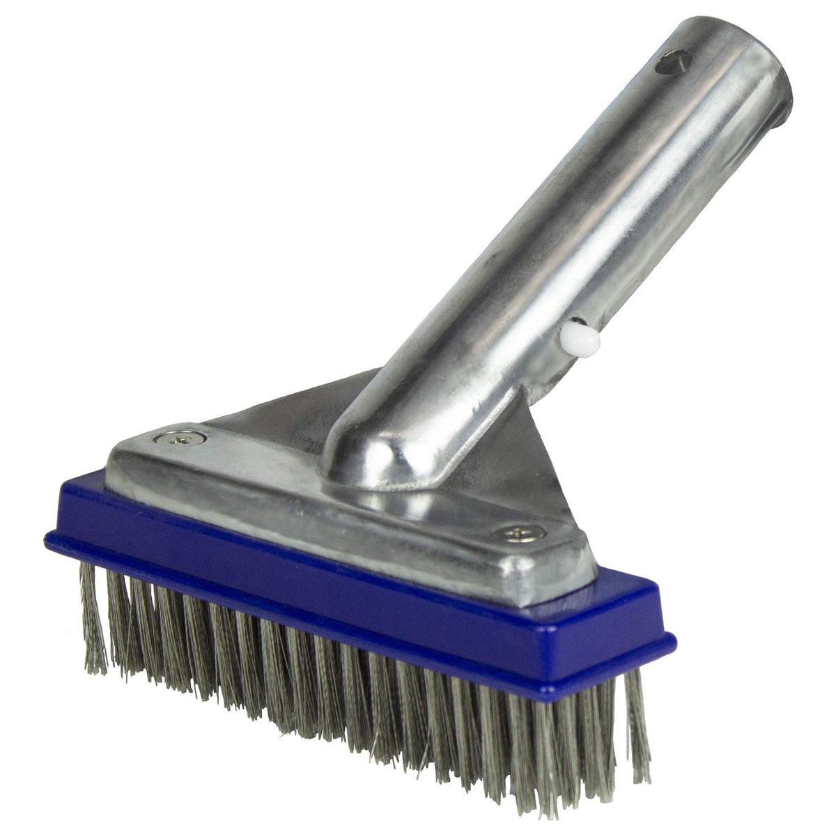 Poolmaster vista frontal del cepillo muestra cabeza compacta y durabilidad