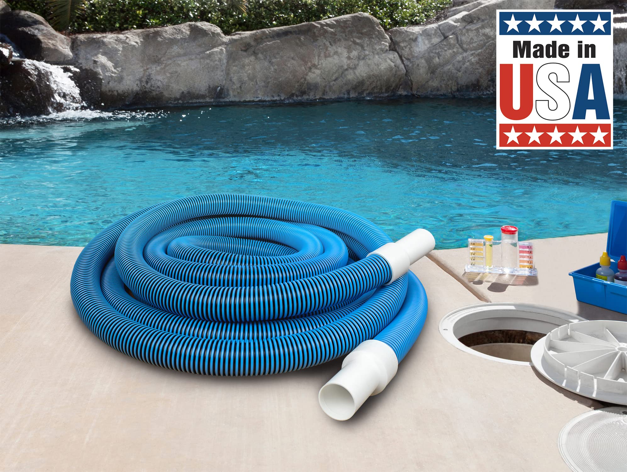 Poolmaster extremo swivel cuff en primer plano para evitar enredos