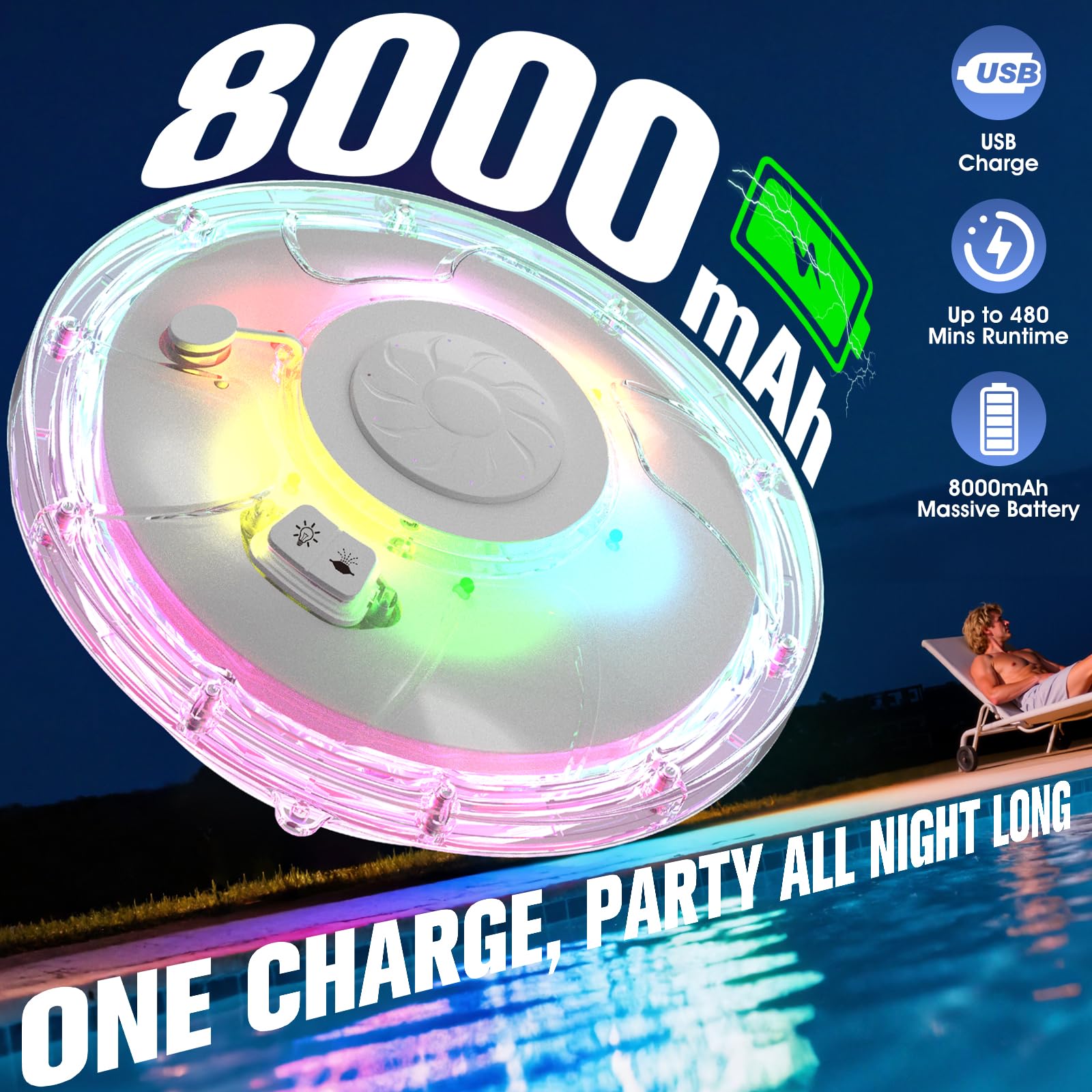 PoolPop primer plano del ABS resistente que garantiza durabilidad exterior
