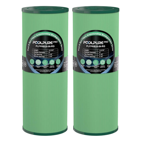 POOLPURE cartucho frente mostrando ajuste compatible y fácil instalación