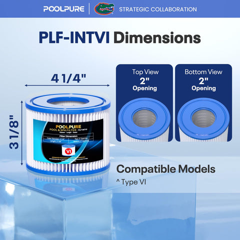 POOLPURE tapa reforzada del cartucho ofreciendo resistencia y durabilidad