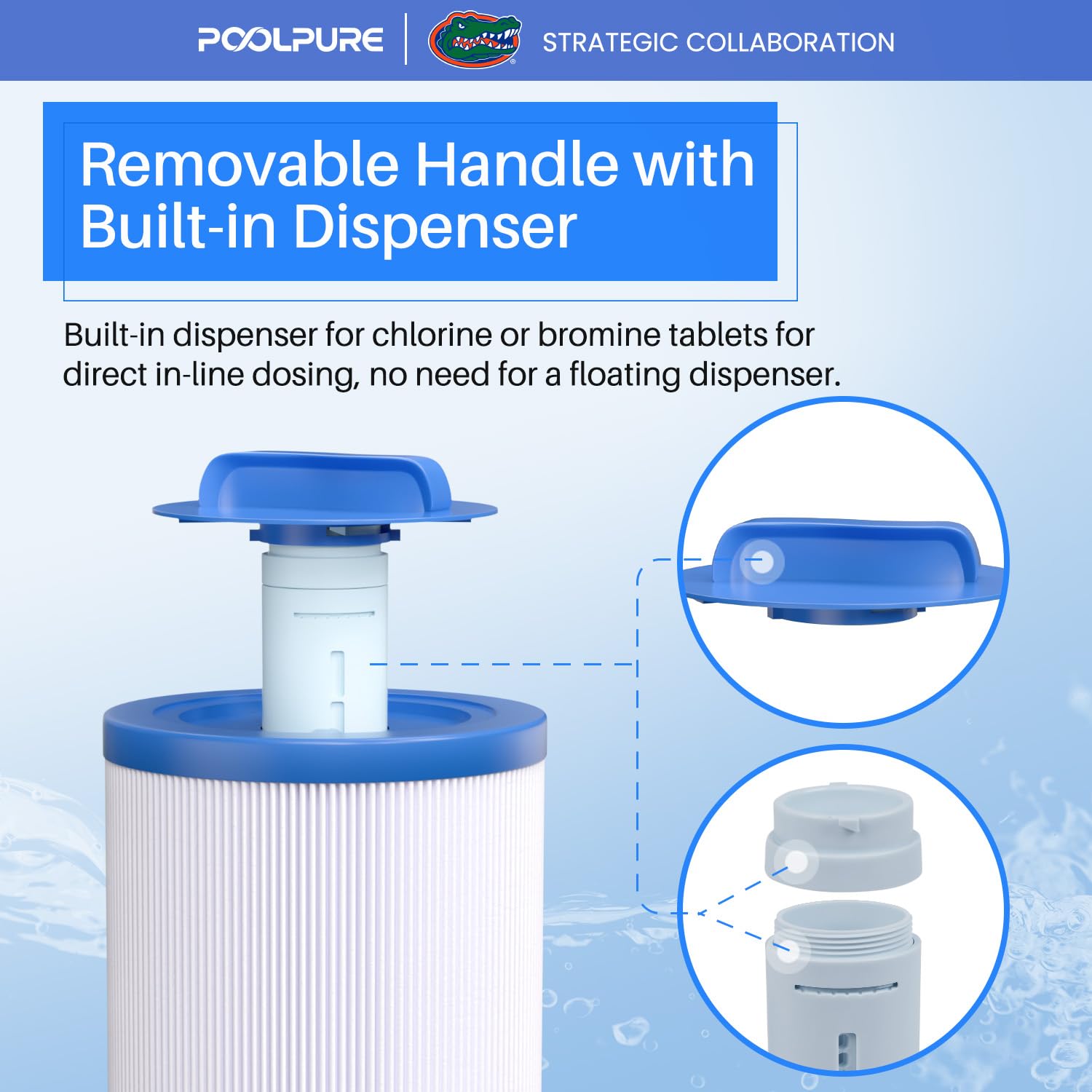 POOLPURE textura trilobal de la tela para mayor captura de suciedad