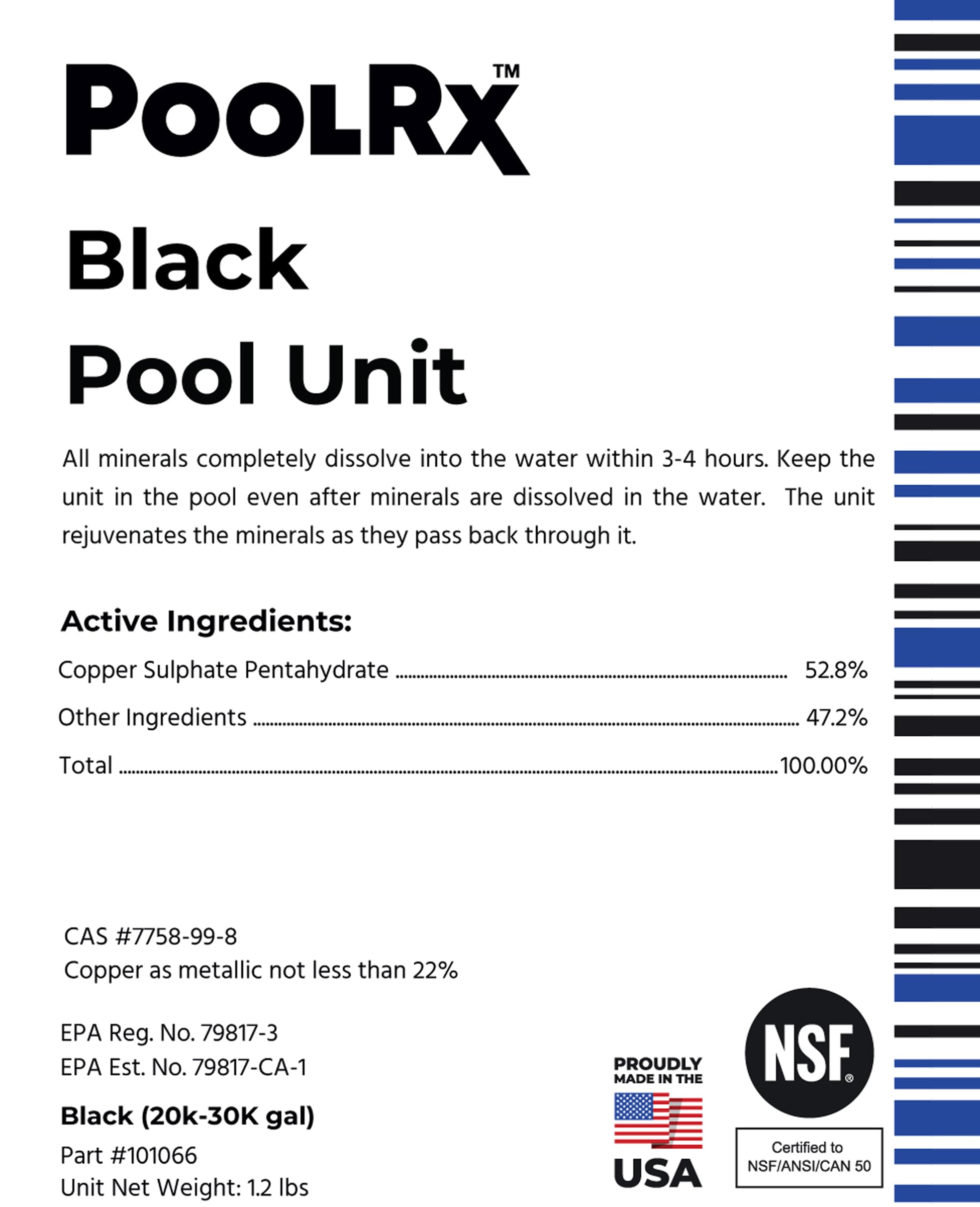 poolrx piscina limpia que muestra beneficio visual del producto