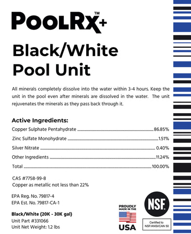 PoolRX uso en entorno de piscina familiar mostrando mantenimiento reducido