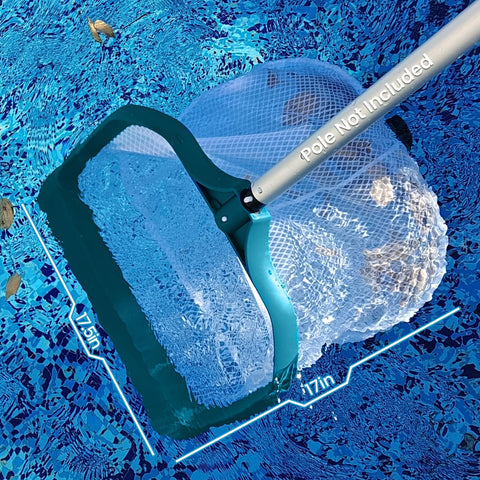 POOLWHALE enfoque del labio Easy Glide en ángulo para recoger hojas del fondo sin esfuerzo