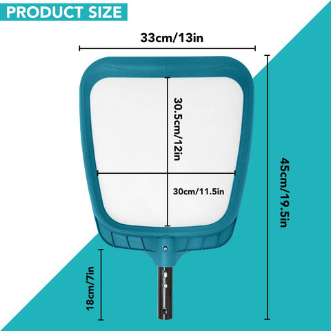 POOLWHALE detalle de la malla de nylon resistente para mayor capacidad