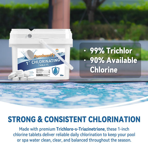 PooolWavify piscina con agua cristalina ejemplificando resultado seguro