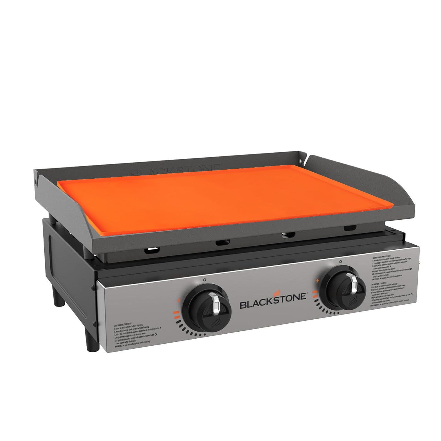 POPQEEN funda frontal ajustada protegiendo la plancha Blackstone
