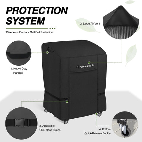 Porch Shield asas reforzadas para colocar y retirar la funda con facilidad
