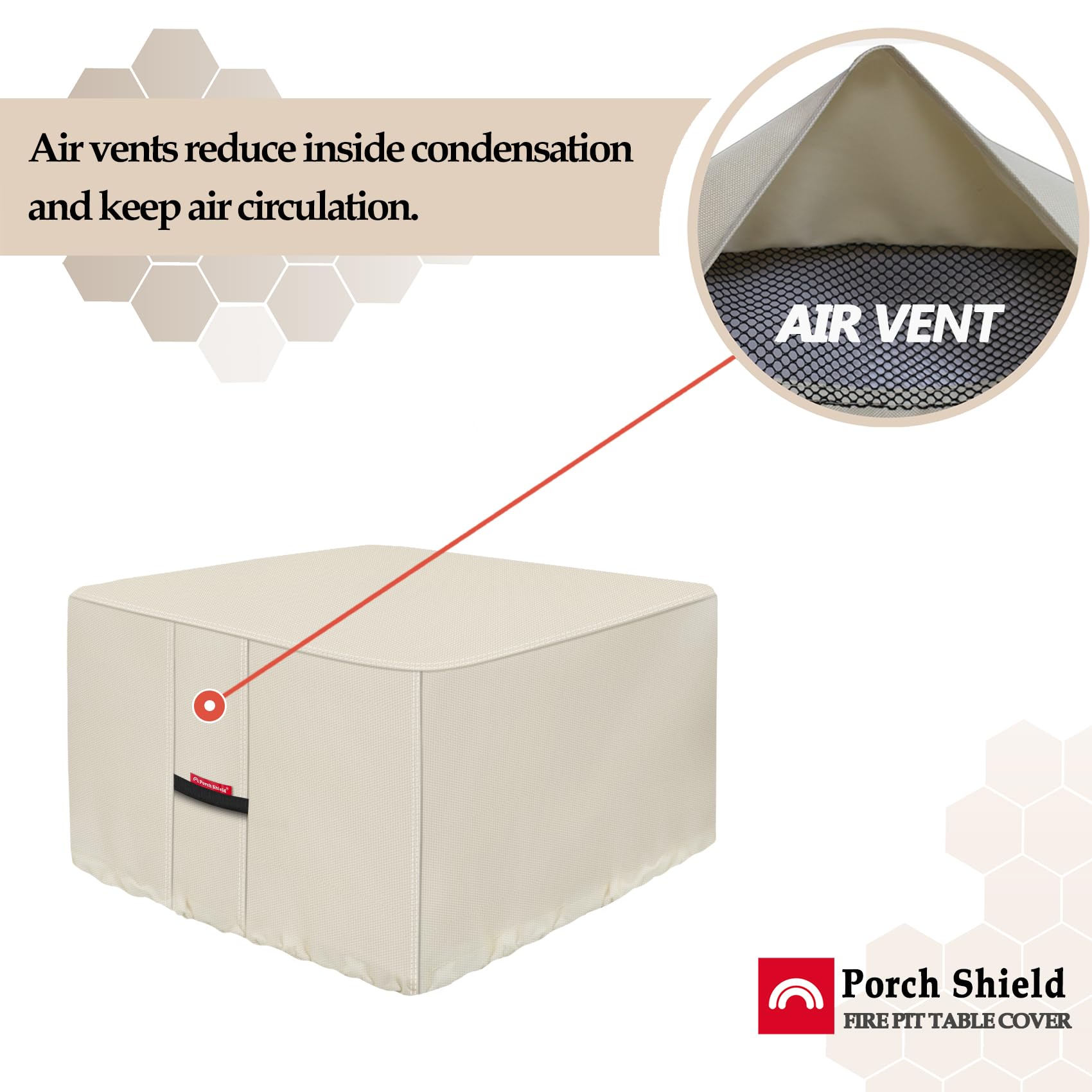 Porch Shield correas inferiores con hebillas para fijar al viento