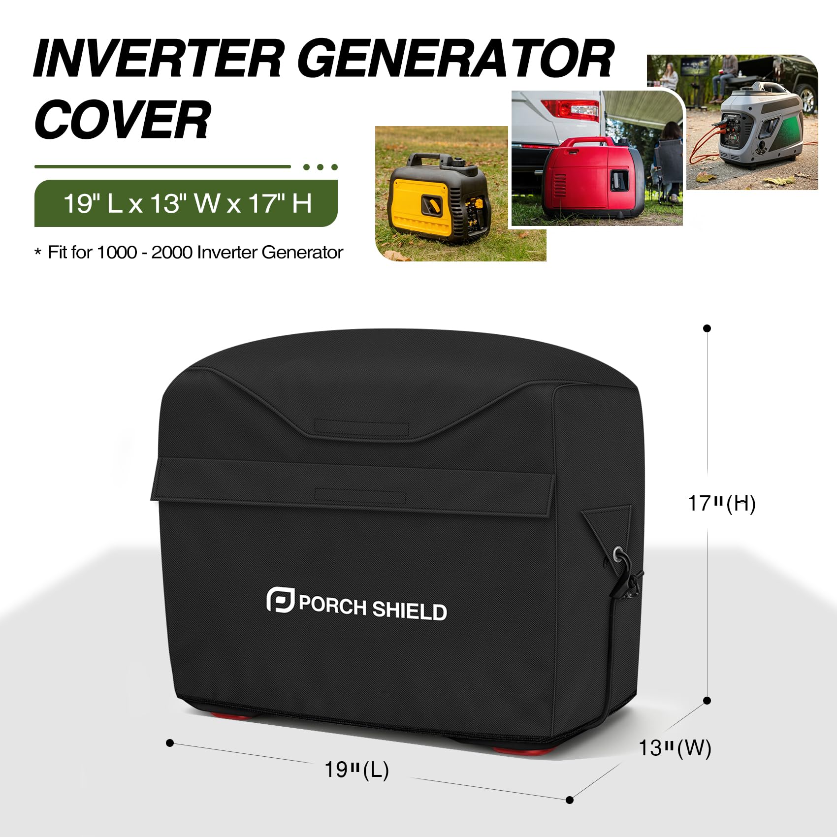 Porch Shield detalle tejido 600D con recubrimiento impermeable para durabilidad