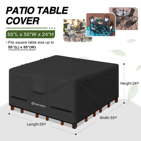 Porch Shield primer plano del tejido 600D que garantiza impermeabilidad