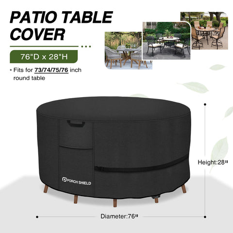 Porch Shield textura 600D resistente mostrando durabilidad y protección