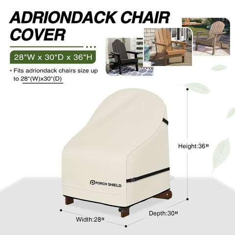 Porch Shield detalle tejido 600D durable que resiste lluvia y desgaste