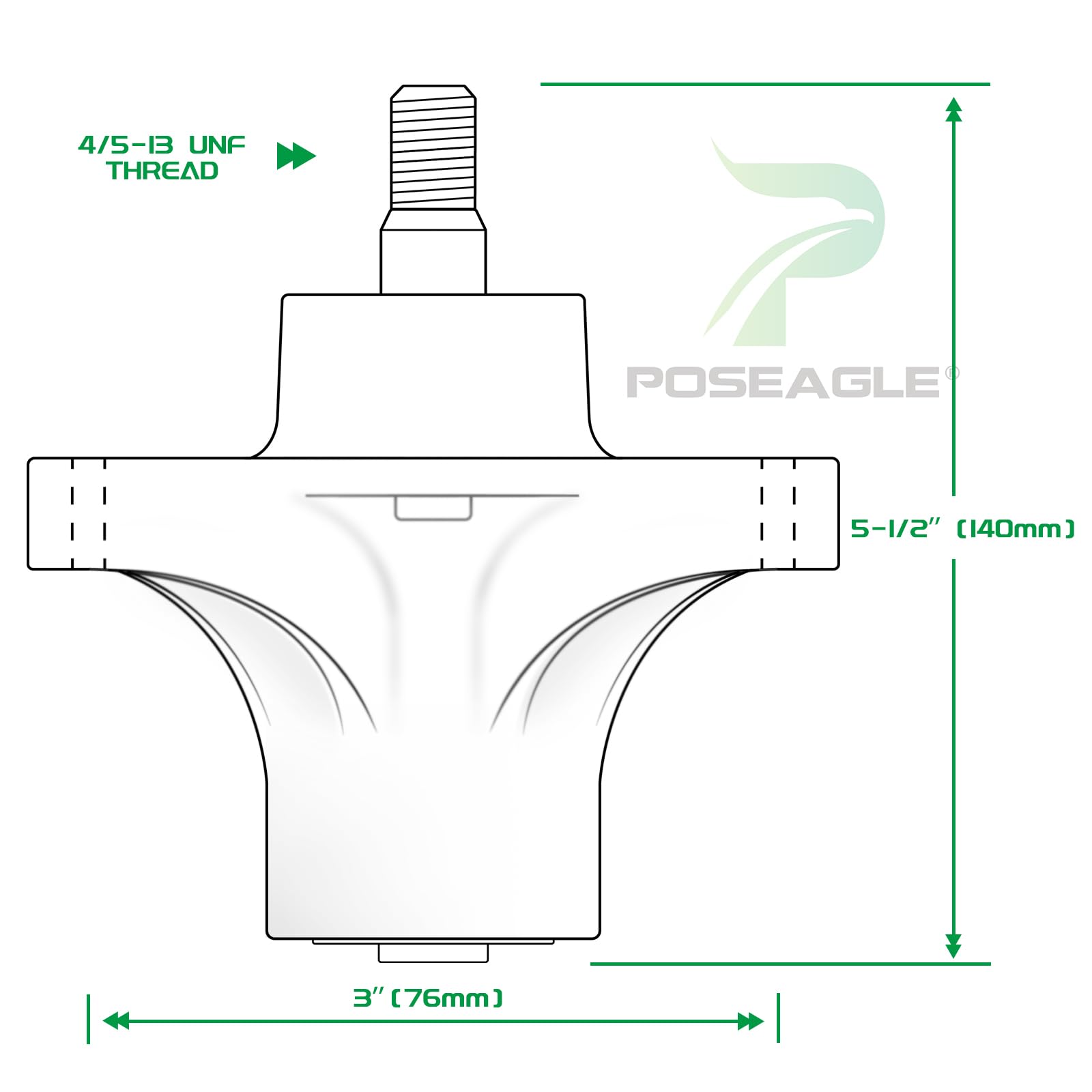 POSEAGLE instalado en deck en uso, rendimiento restaurado