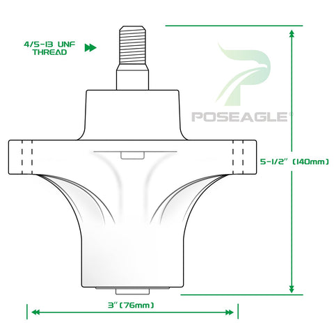 POSEAGLE instalado en deck en uso, rendimiento restaurado