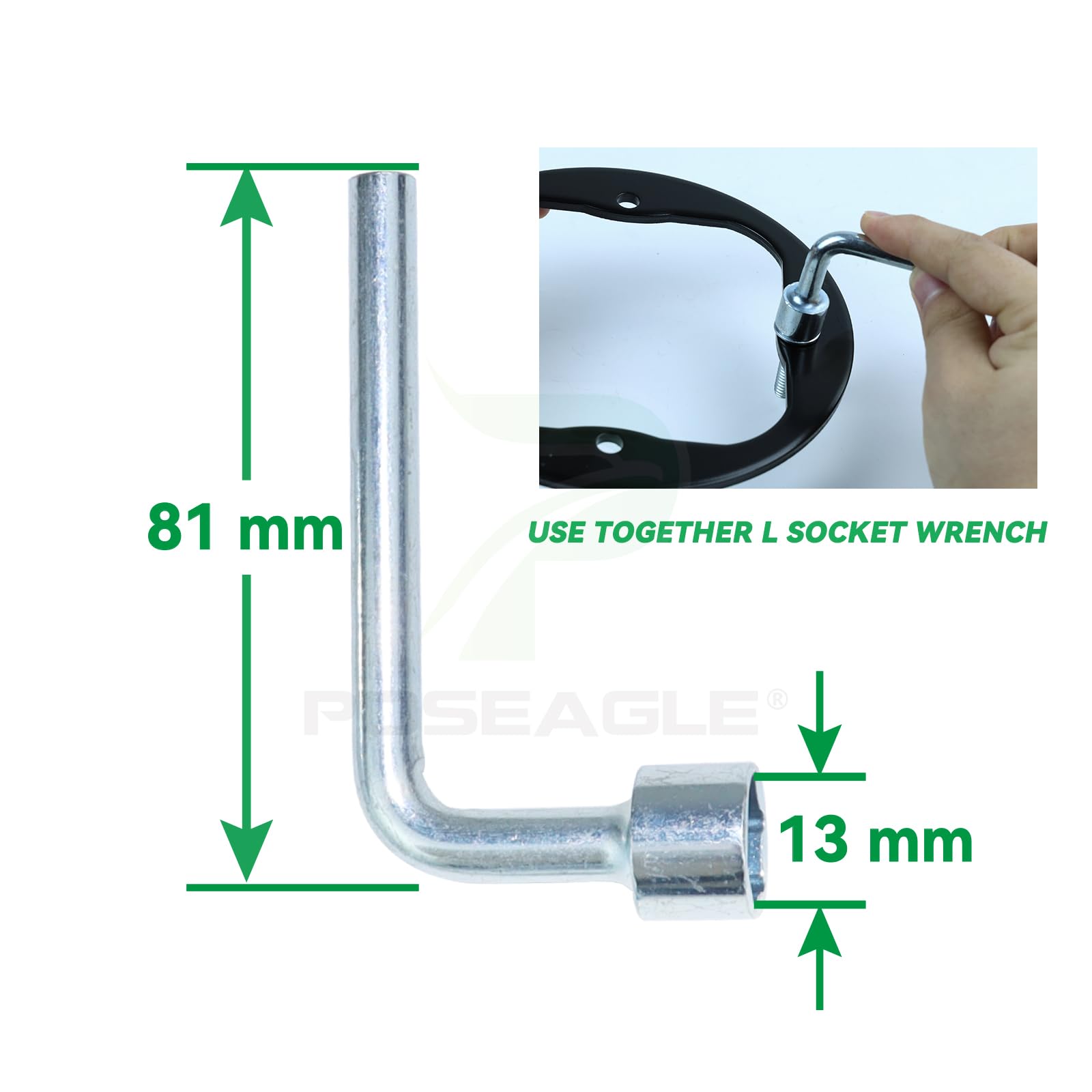 POSEAGLE kit completo con 3 aros y piezas, solución lista para instalar