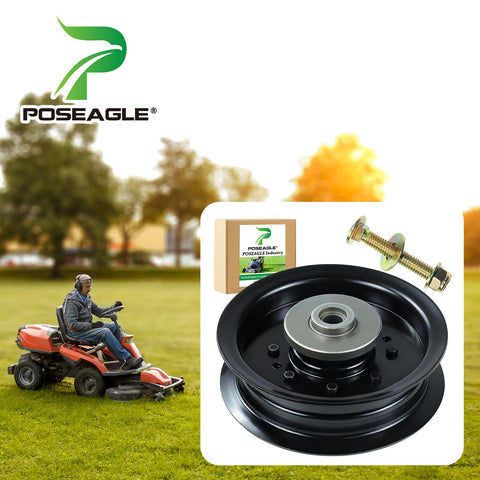 POSEAGLE detalle del borde de la polea para menor fricción y durabilidad