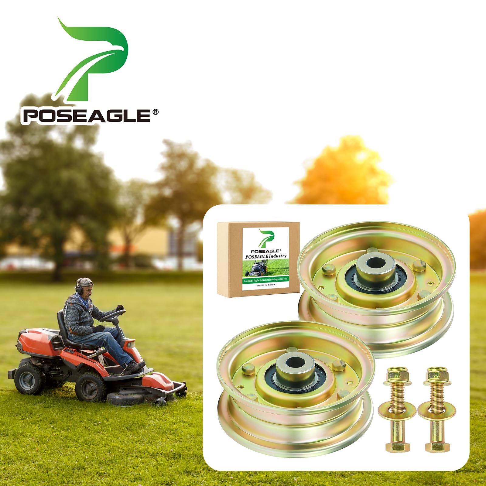 POSEAGLE detalle de superficie de acero resistente y anticorrosión
